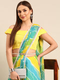 Womens Designer Printed Leheriya Saree