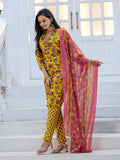 Womens Embroidered Kurti Pant with Dupatta