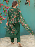 Womens Embroidered Kurti Pant with Dupatta
