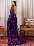 Womens Traditional Hand Bandhej Purple & Pink Saree