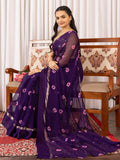 Womens Traditional Hand Bandhej Purple & Pink Saree