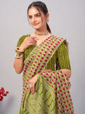 Womens Pure Mul Cotton Ajrakh Print Saree