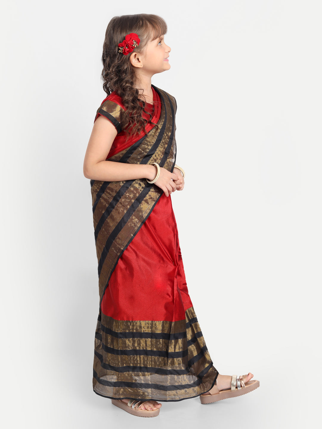 Girls Kota Cotton Ready to Wear Saree