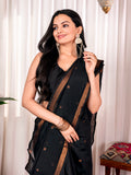 Womens Cotton Silk Zari Butti Handloom Saree