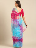 Womens Designer Cutdana Handwork Organza Saree