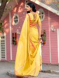 Pure Cotton Handloom Temple Border Saree