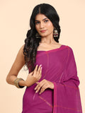 Handloom Cotton Zari Stripes Saree