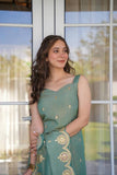 Womens Embroidered Kurti Pant with Dupatta