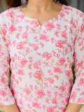 Women's Floral Printed Kurta-Pant with Dupatta