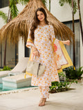 Women's Floral Printed Kurta Pant with Dupatta