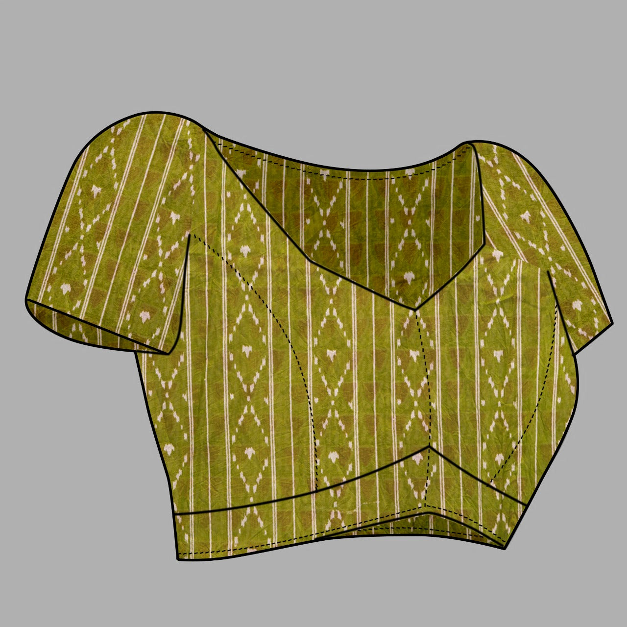 Womens Pure Mul Cotton Ajrakh Print Saree